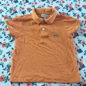 Boys orange LACOSTE
